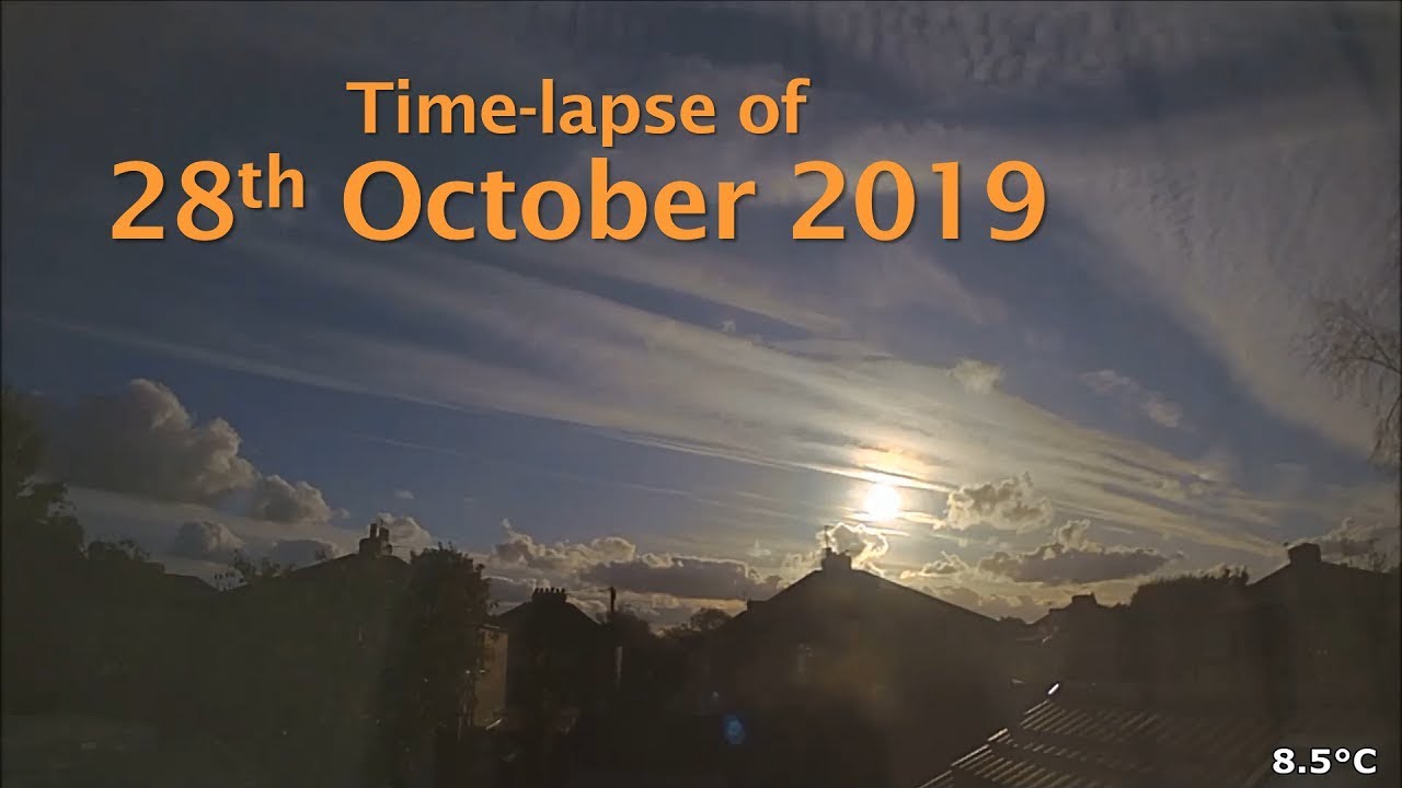 28 October 2019 Time-lapse