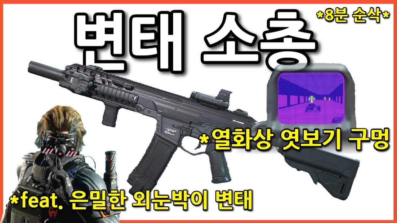 *후방주의 아님* 은밀하게 엿보는 ㅂㅌ와 그의 소총 (델타포스 K437)