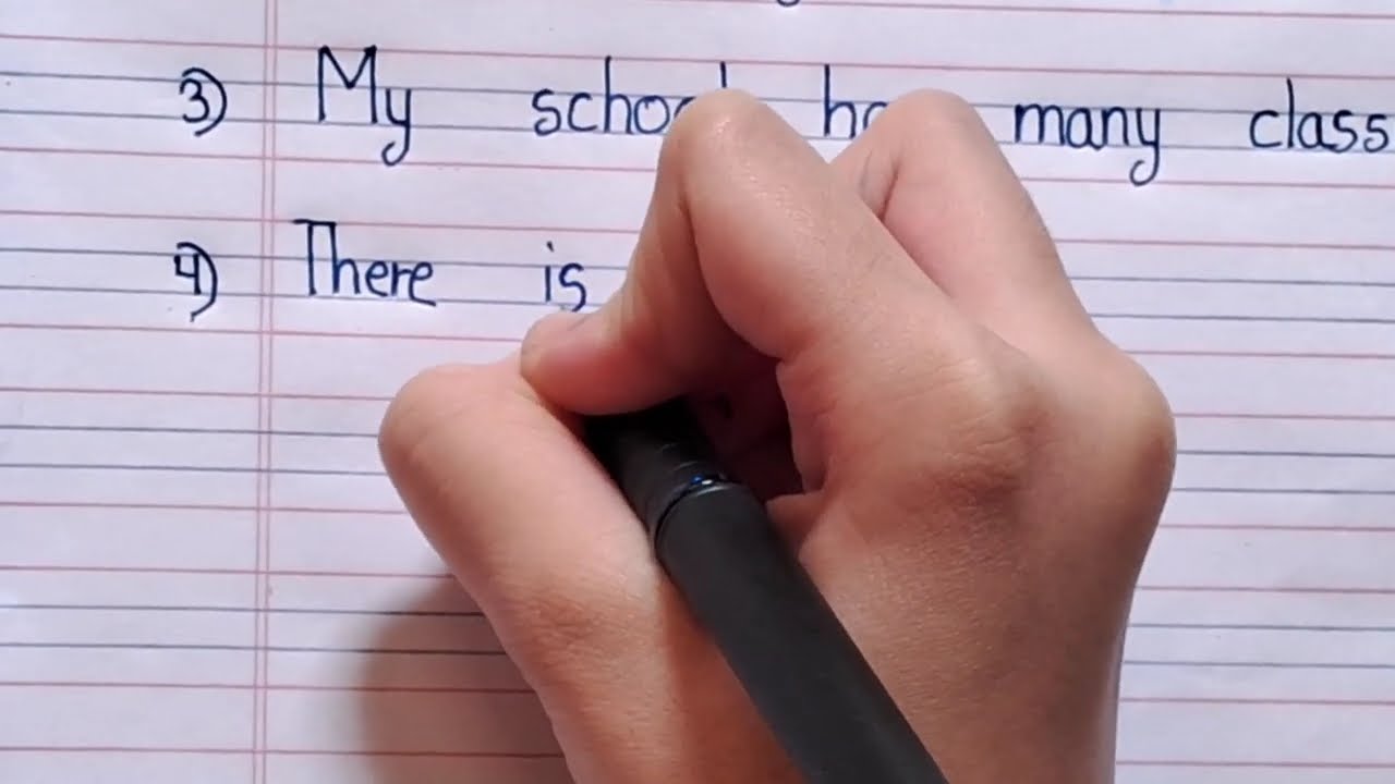 My school essay in english !10 simple lines on my school