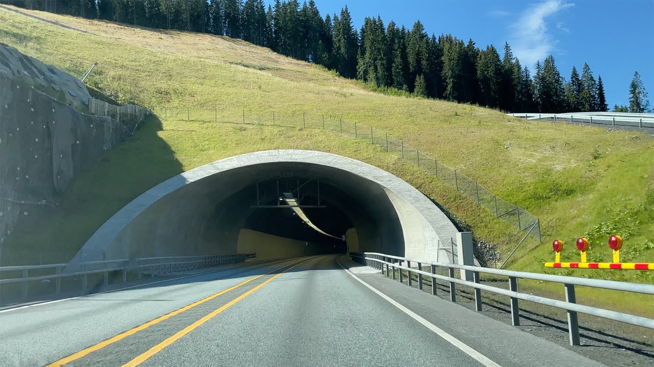 Biltur fra Midtre Gauldal til Oppdal. SCENIC DRIVE in Norway.