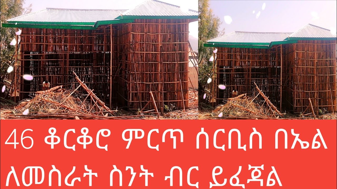 46 ቆርቆሮ በኤል ምርጥ ሰርቢስ ለመስራት ስንት ብር ይፈጃል ሙሉ መረጃው