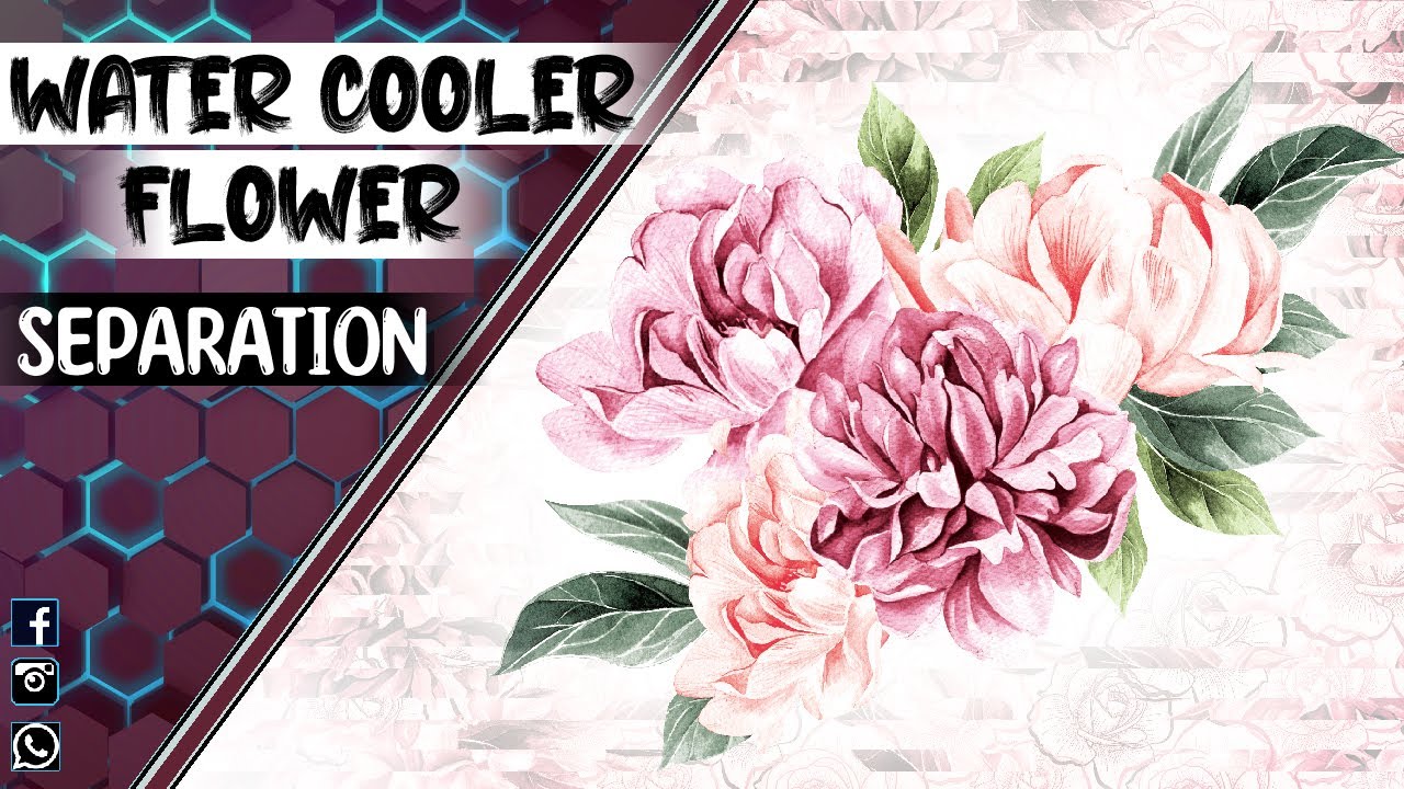Water Color Textile Design Separation Video || Photoshop Hindi || @KrishaDigital