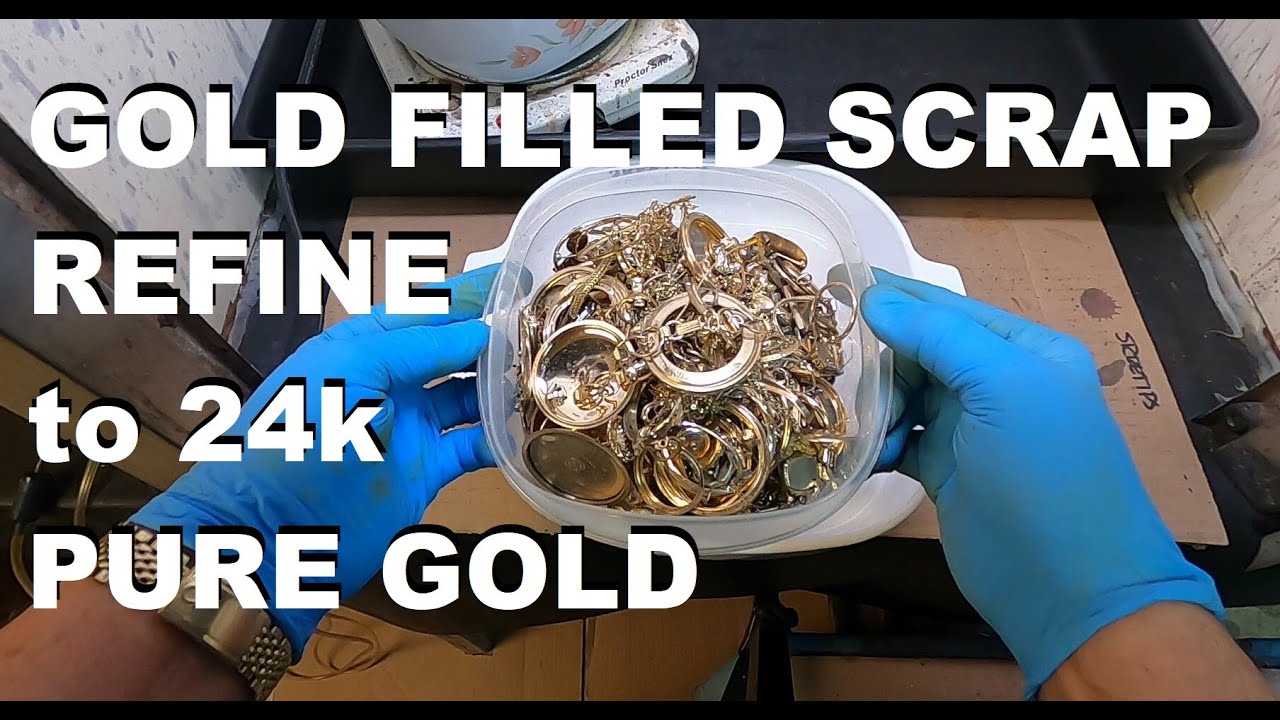 Simple Gold Filled Scrap Refining Part 1