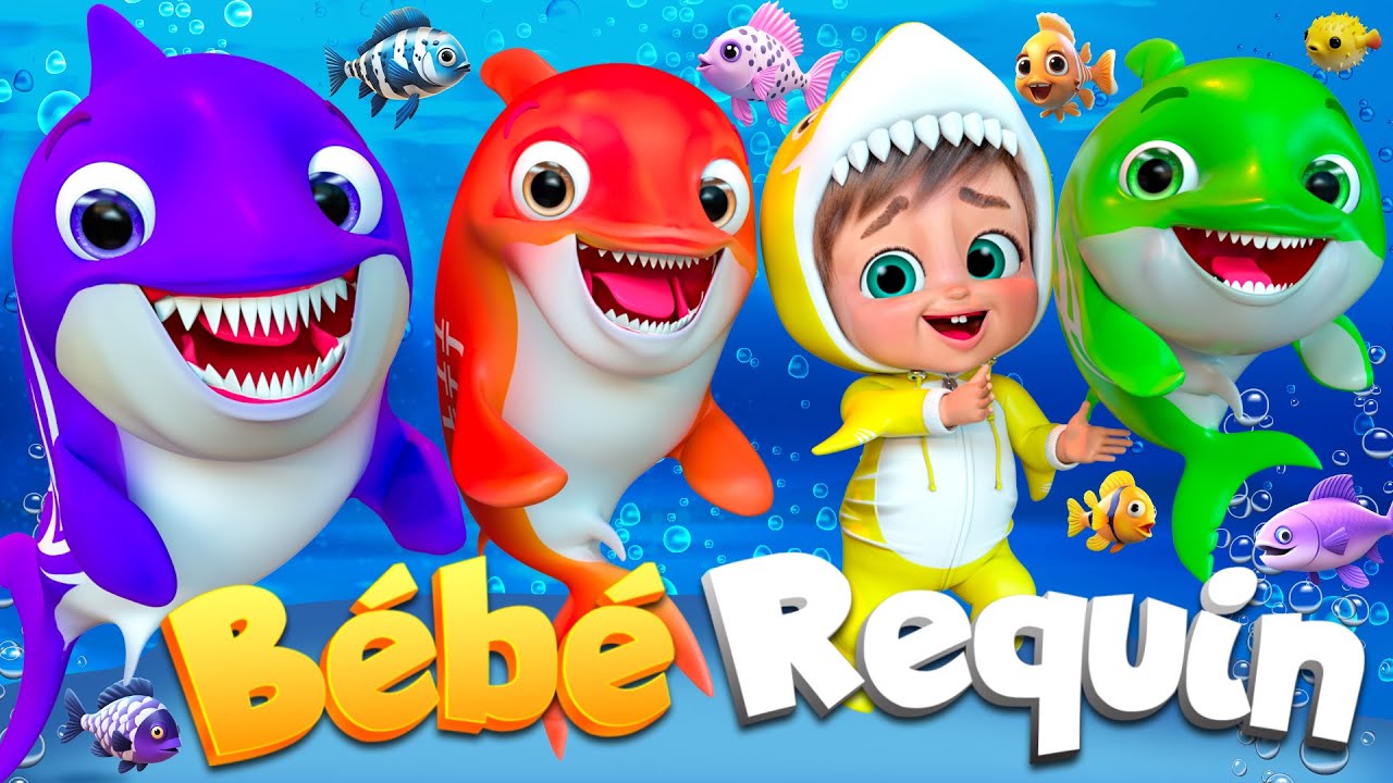 Bébé Requin, Dans Sa Maison Un Grand Cerf - Comptines pour enfants #comptinesfrançaises #shorts