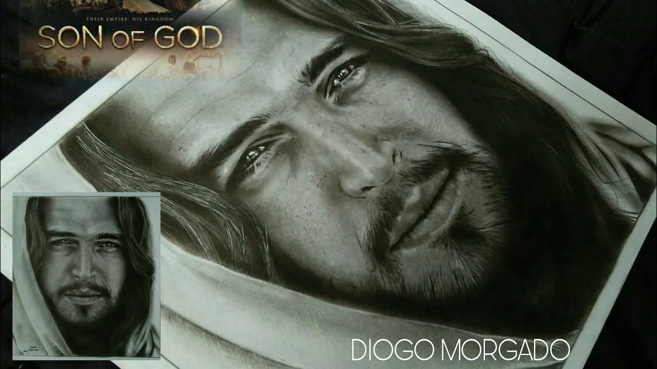 Drawing Jesus Christ (Diogo morgado) |Son of God #art