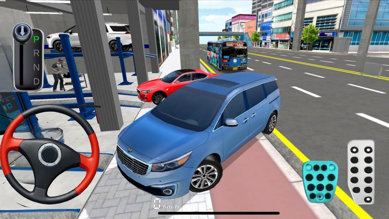 New Sky Blue Vs Kia Stuck SU758 Flying Sky To Road - 3d Driving Class android game play || Car Game 