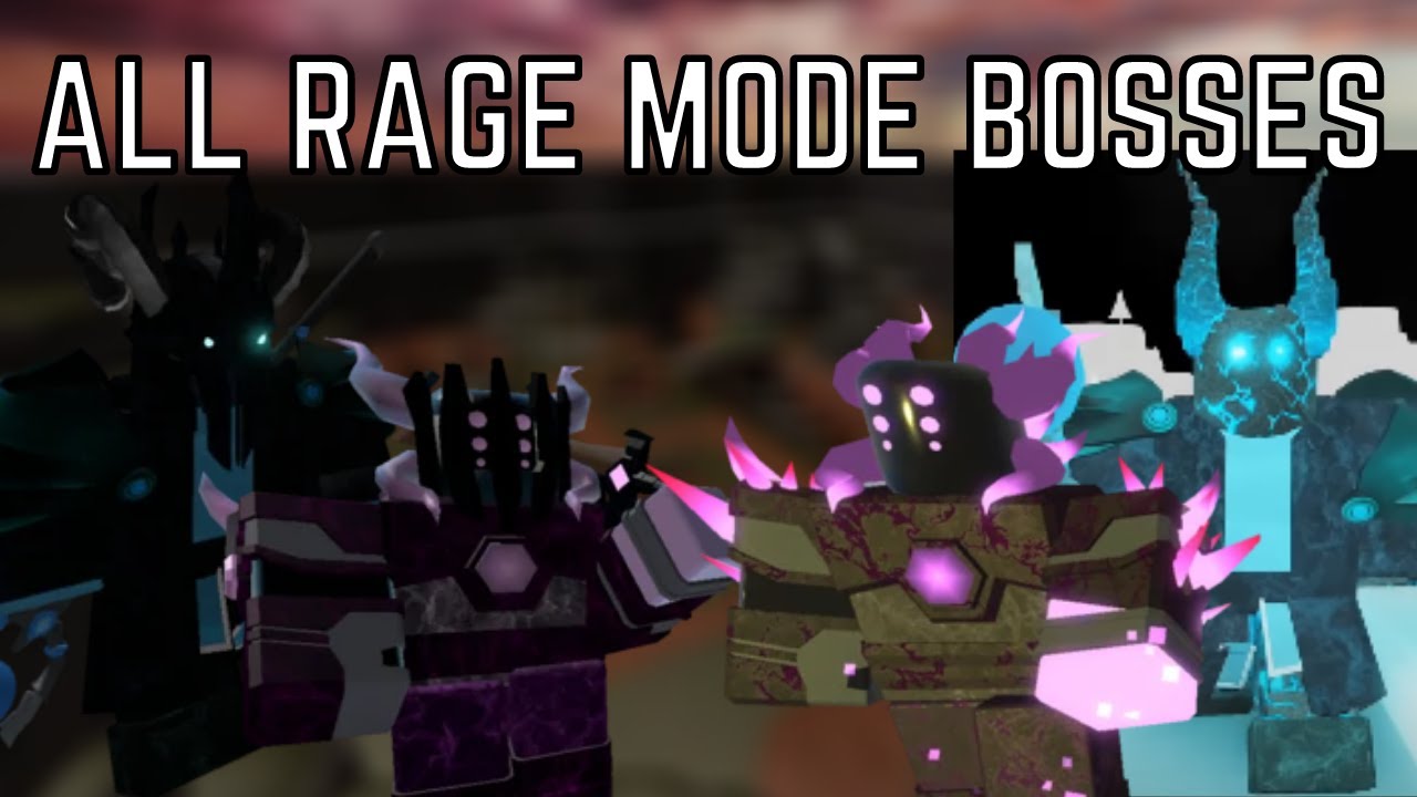 All Rage Mode Bosses || Tower Defense Simulator