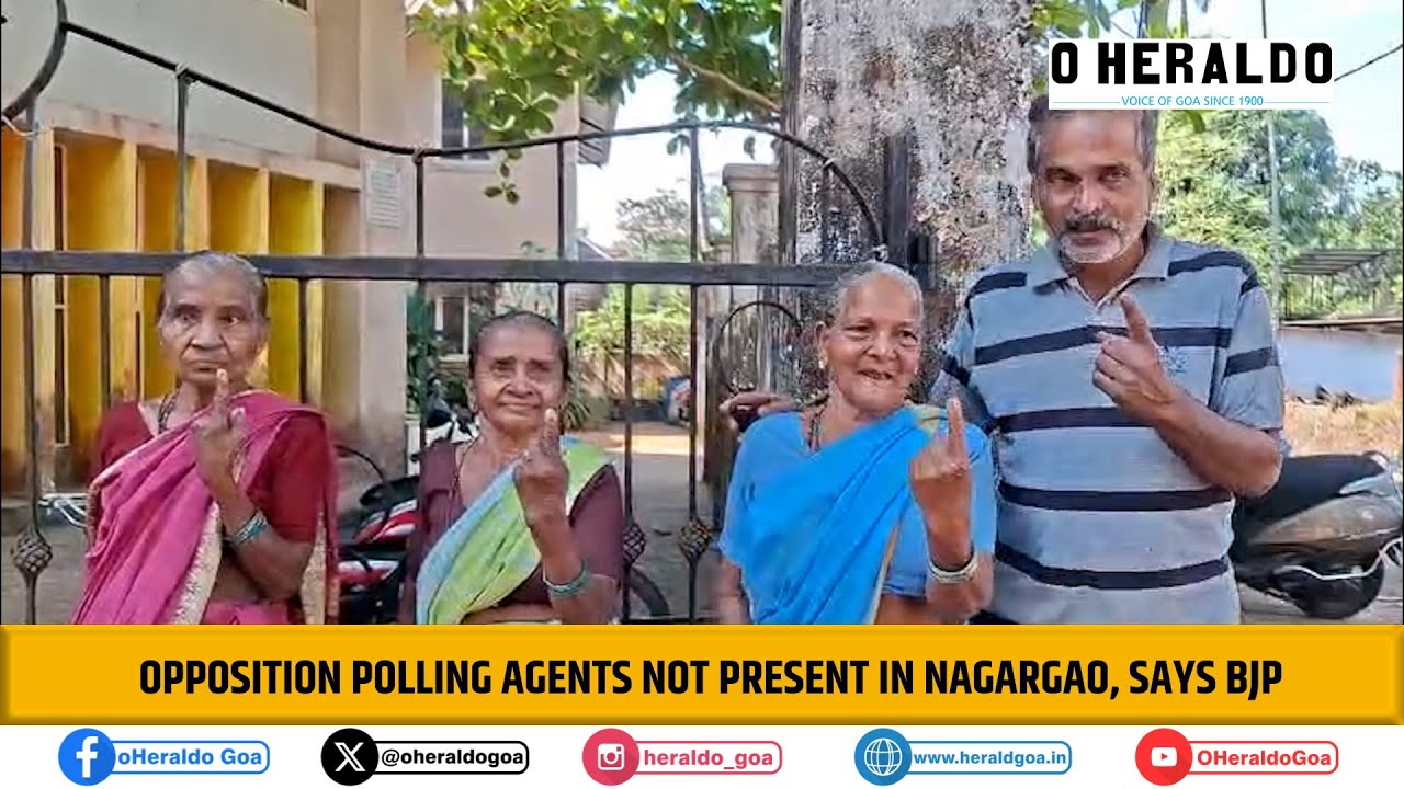 Opposition Polling Agents not present in Nagargao, says BJP
