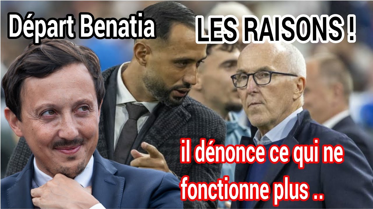 OM ⚪🔵 : 💣 BENATIA DÉMISSIONNE - LES RAISONS ET L'AVENIR DU CLUB. 