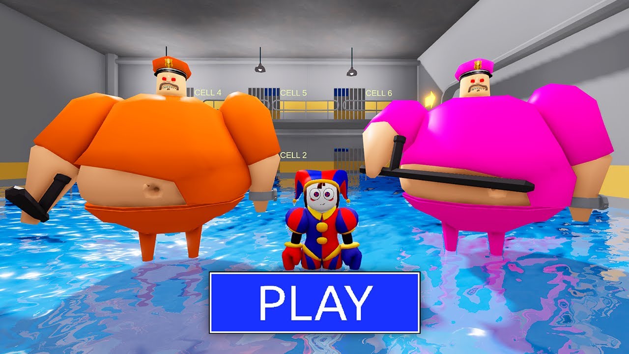 BLUE BIG BARRY and GREEN BIG BARRY PRISON RUN! OBBY Full GAMEPLAY #roblox #obby