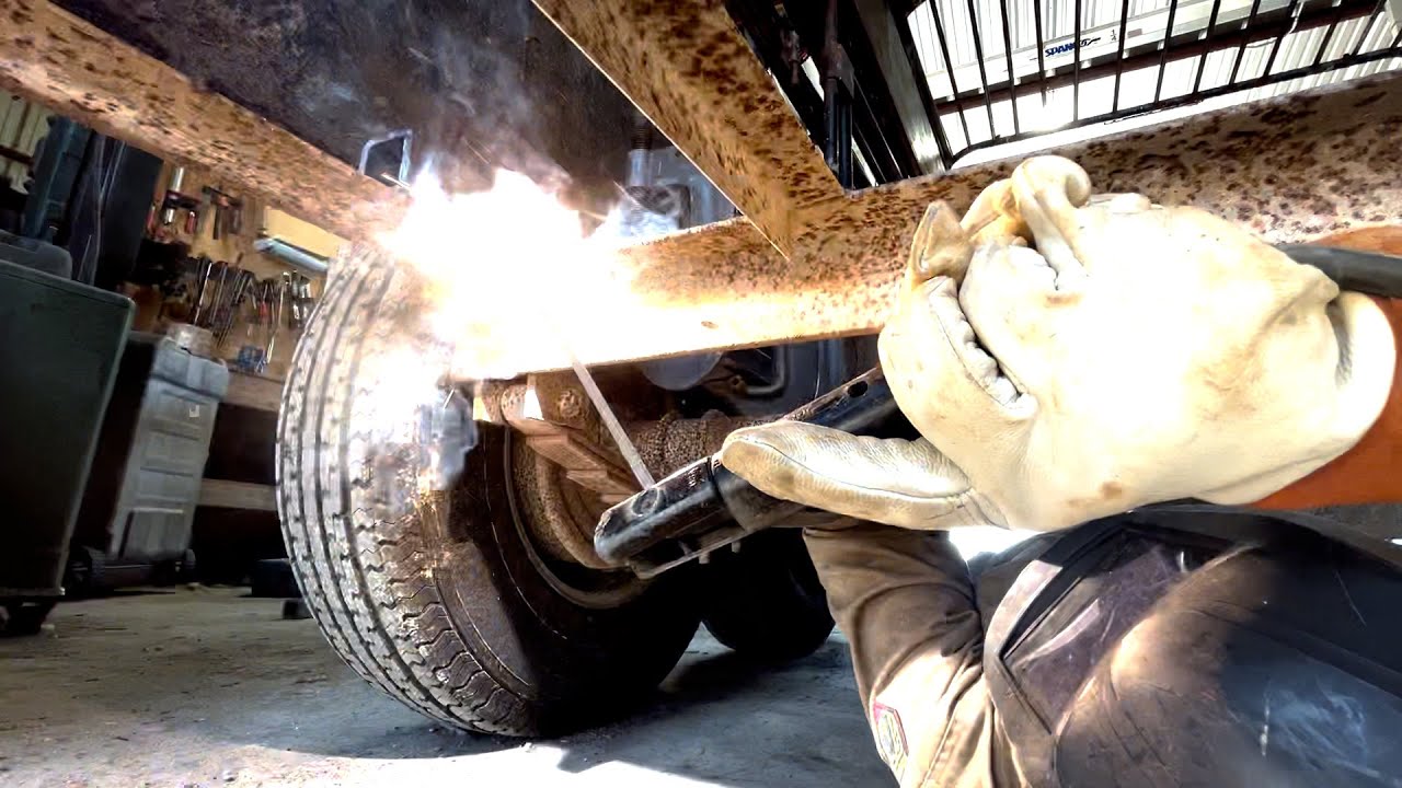 Repairing Cattle Trailer Floor