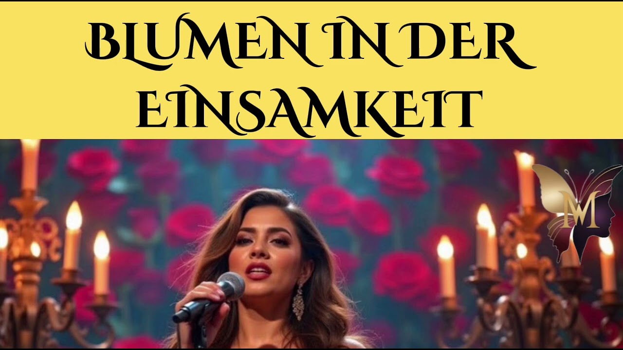 BLUMEN IN DER EINSAMKEIT- Ich schicke mir Blumen, eine Maske aus Pracht, Damit niemand sieht |Ballad