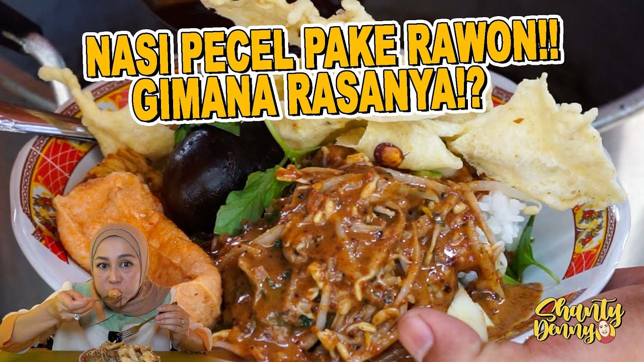 KIRAIN ANEH!! PAS DICOBA RASANYA KAWIN BANGET!! NASI PECEL RAWON BU PARDI!!