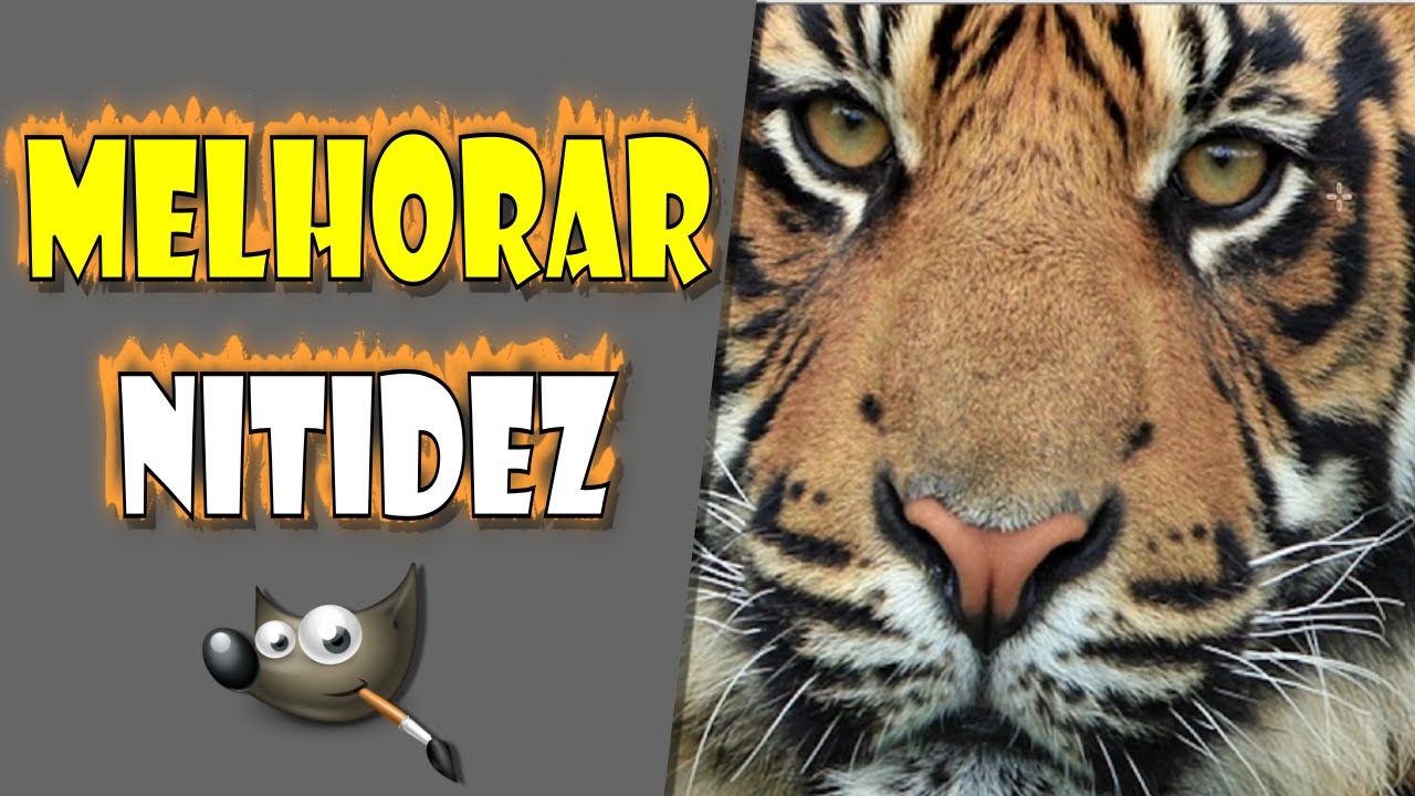 Como MELHORAR a NITIDEZ de uma IMAGEM no Gimp