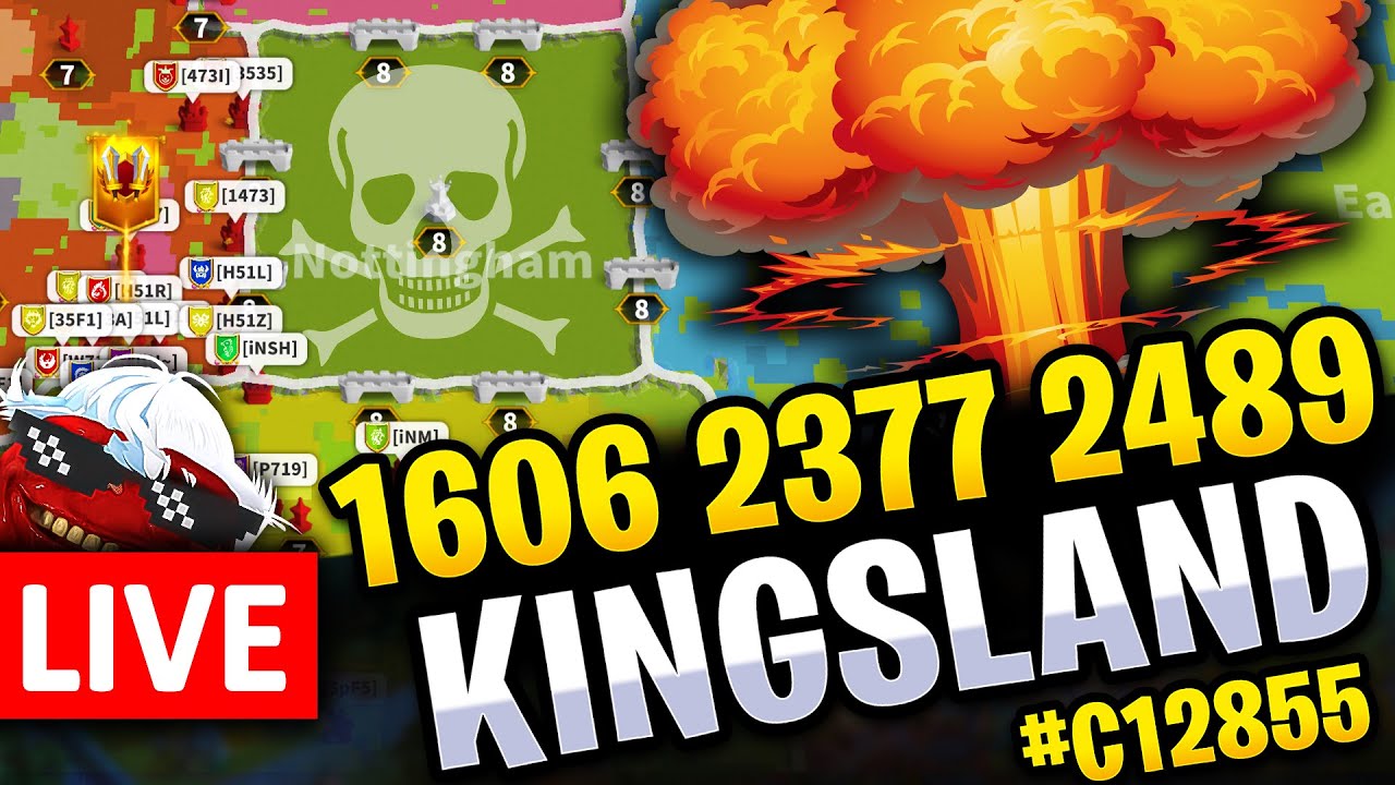 K I N G S L A N D:  2377 • 2489 • 1606 • 3535 • 3251 🔥 LIVE! 🔴 #C12855 KoaB