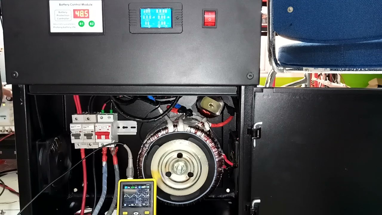 260211DR7NWDAH Test uji kit inverter box panel lengkap trafo 3kW 48V PSW tanpa MPPT
