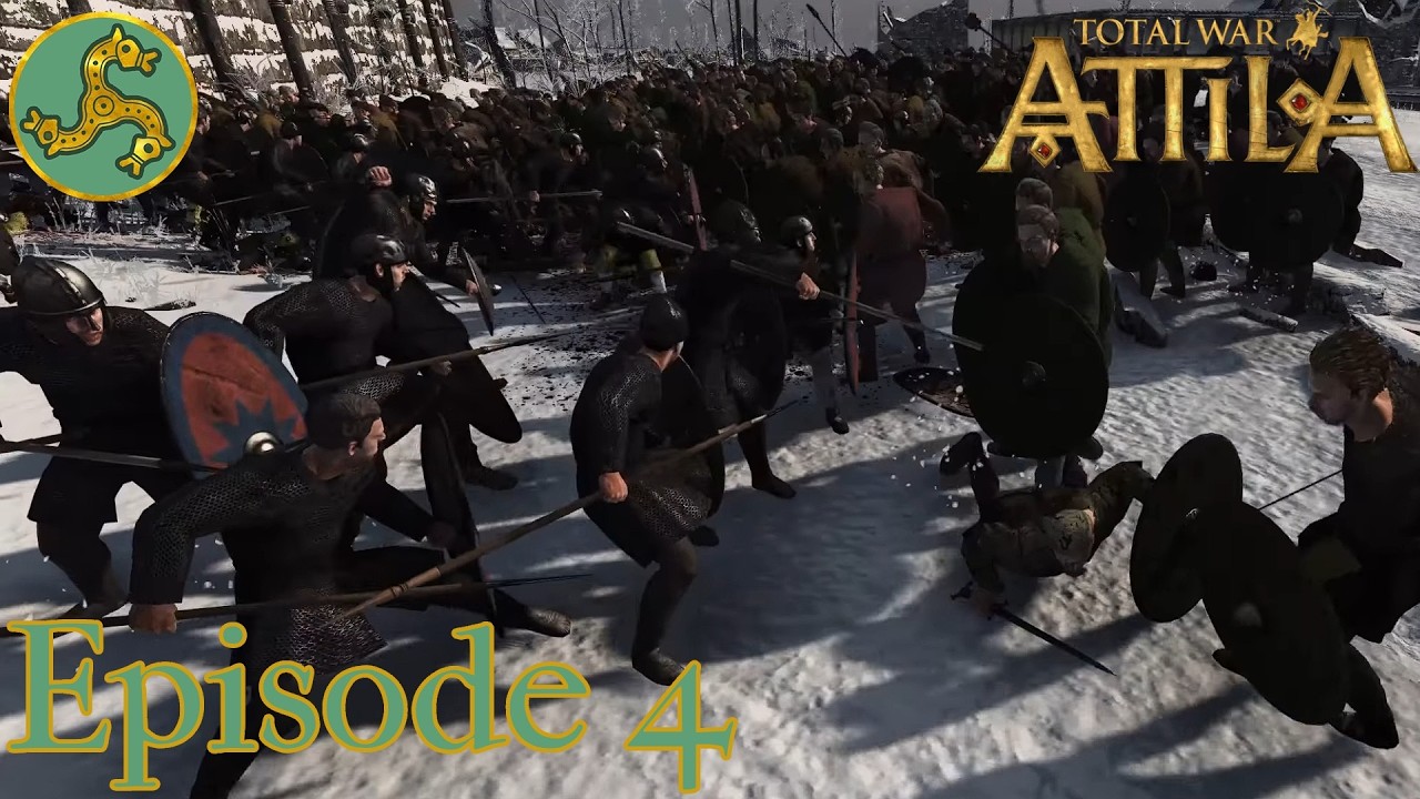 Holding Firm! Ep 4 Franks Campaign Total War Attila (Very Hard)