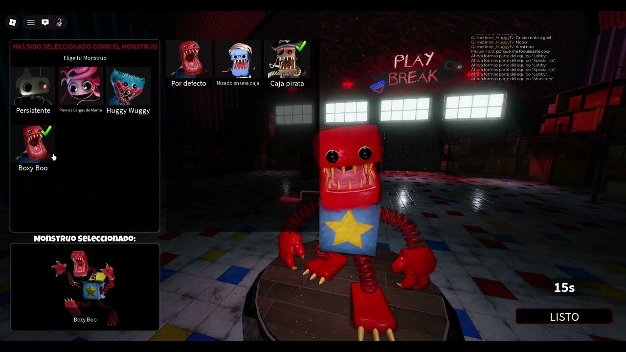 Jugando con la skin de Boxy Boo niño y pasamos un buen rato con Miguelrror!!!