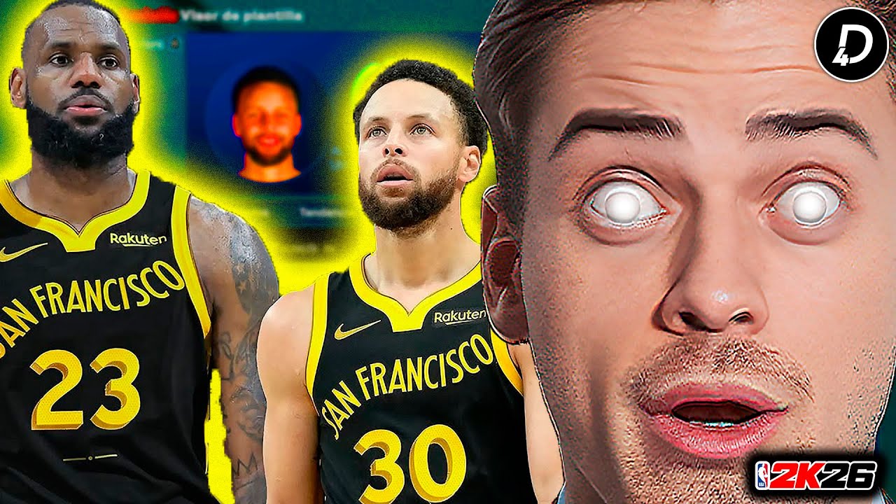 CURRY y LEBRON, JUNTOS con WARRIORS en NBA 2k26