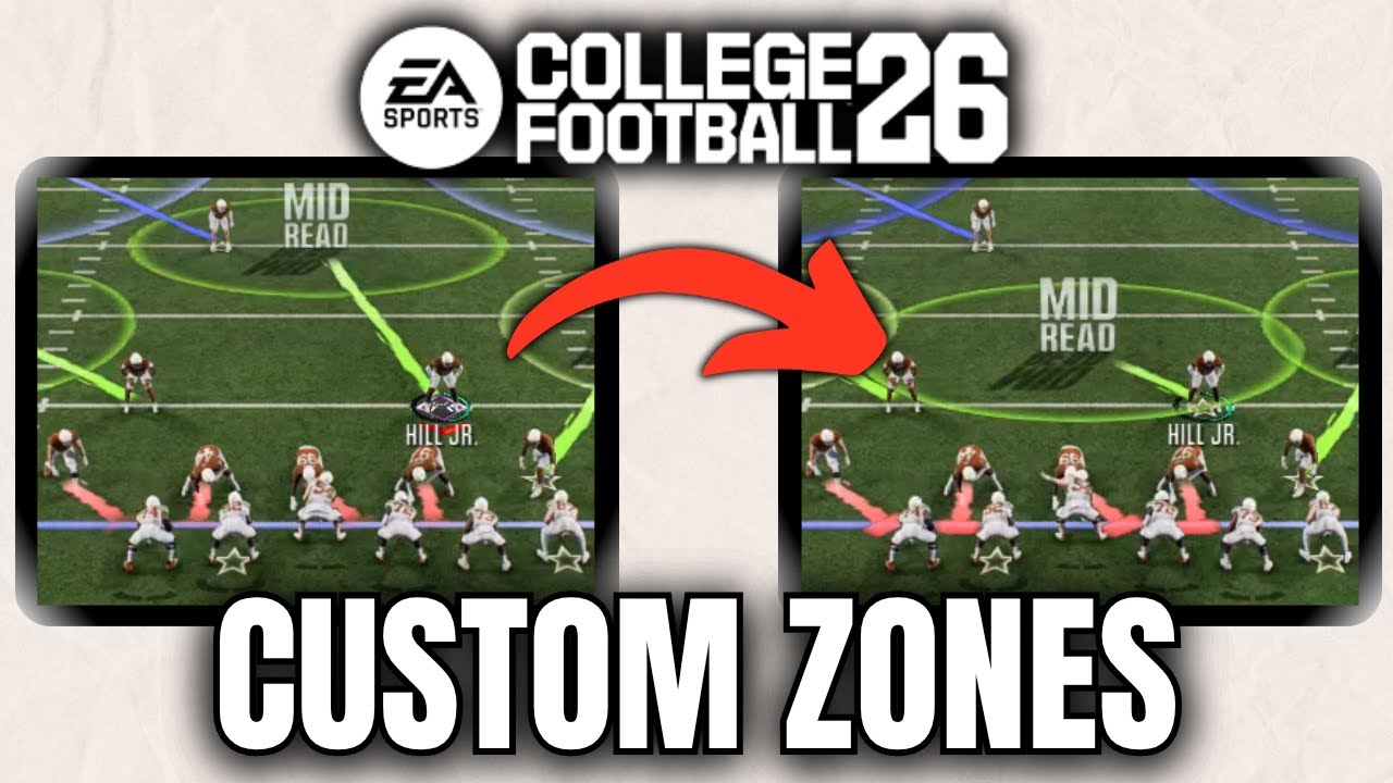 How to set Custom Zones in College Football 26