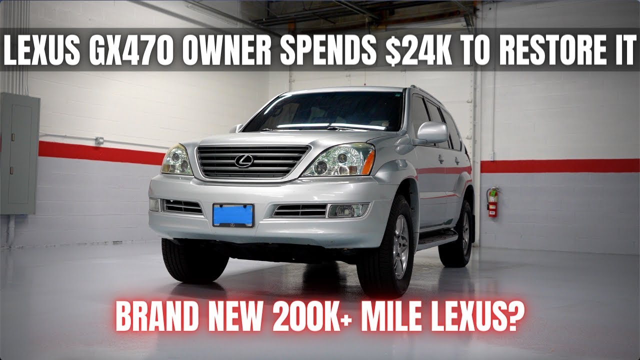 Lexus GX470 Owner Spends $24K to Restore It! This is THE Cleanest One You'll Ever See!