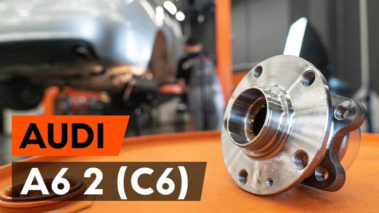 Kako zamenjati zadnje kolesni ležaj na AUDI A6 2 (C6) [VODIČ AUTODOC]