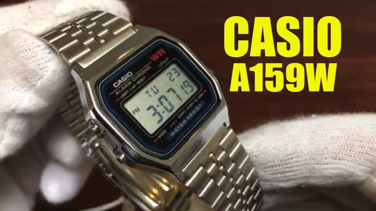 Unboxing Casio Digital Classic Steel Strap Watch A159W-N1D