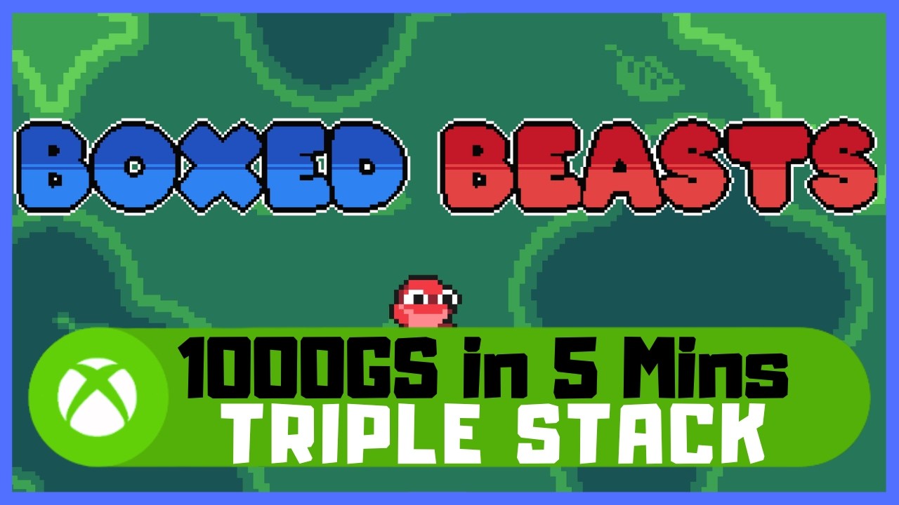 Руководство по получению достижений в Boxed Beasts на Xbox &mdash; 1000 GS за 5 минут &mdash; Тройной стек