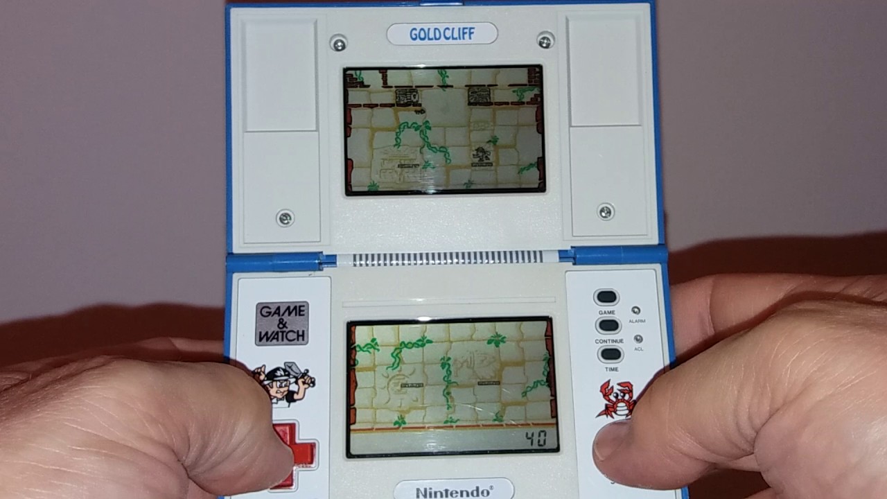 Nintendo Gold Cliff Game & Watch Multi Screen