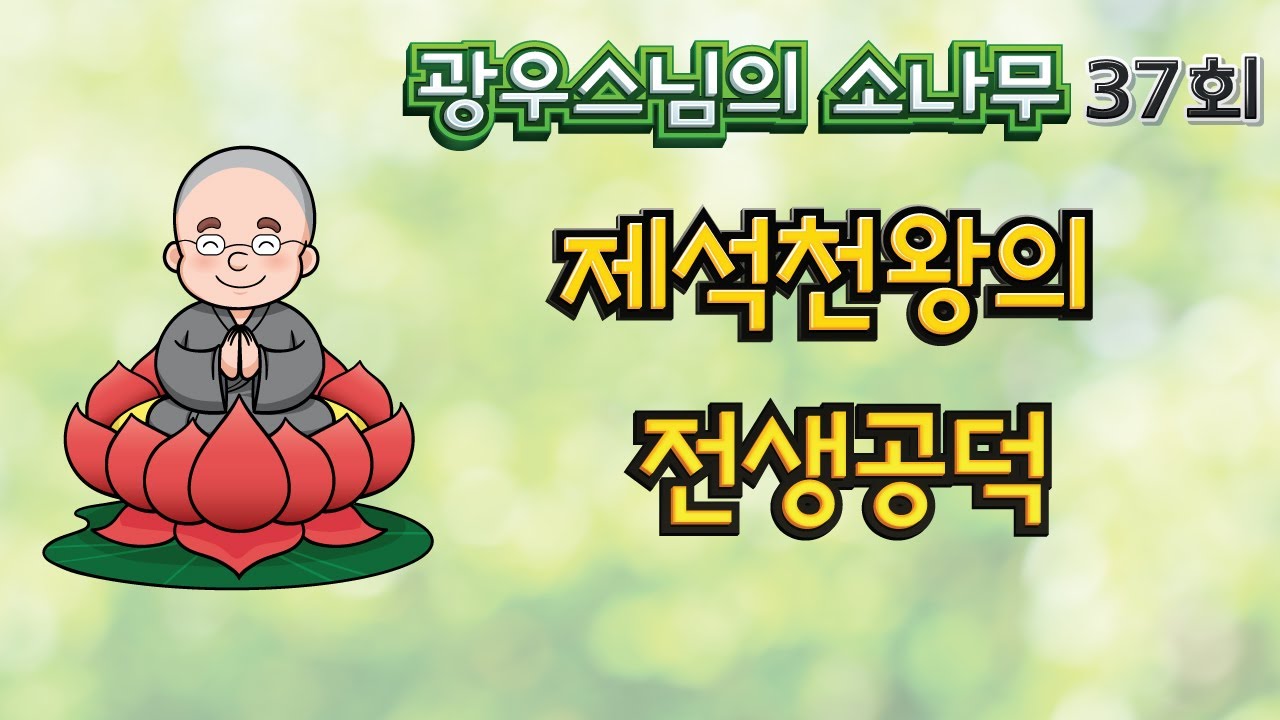제석천왕의 전생공덕 | 광우스님의 소나무 37회