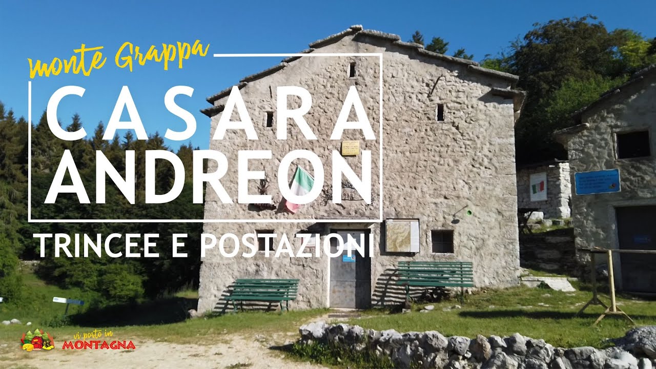 MONTE GRAPPA- LE POSTAZIONI DI CASARA ANDREON - un viaggio tra  trincee e postazioni d'artiglieria.