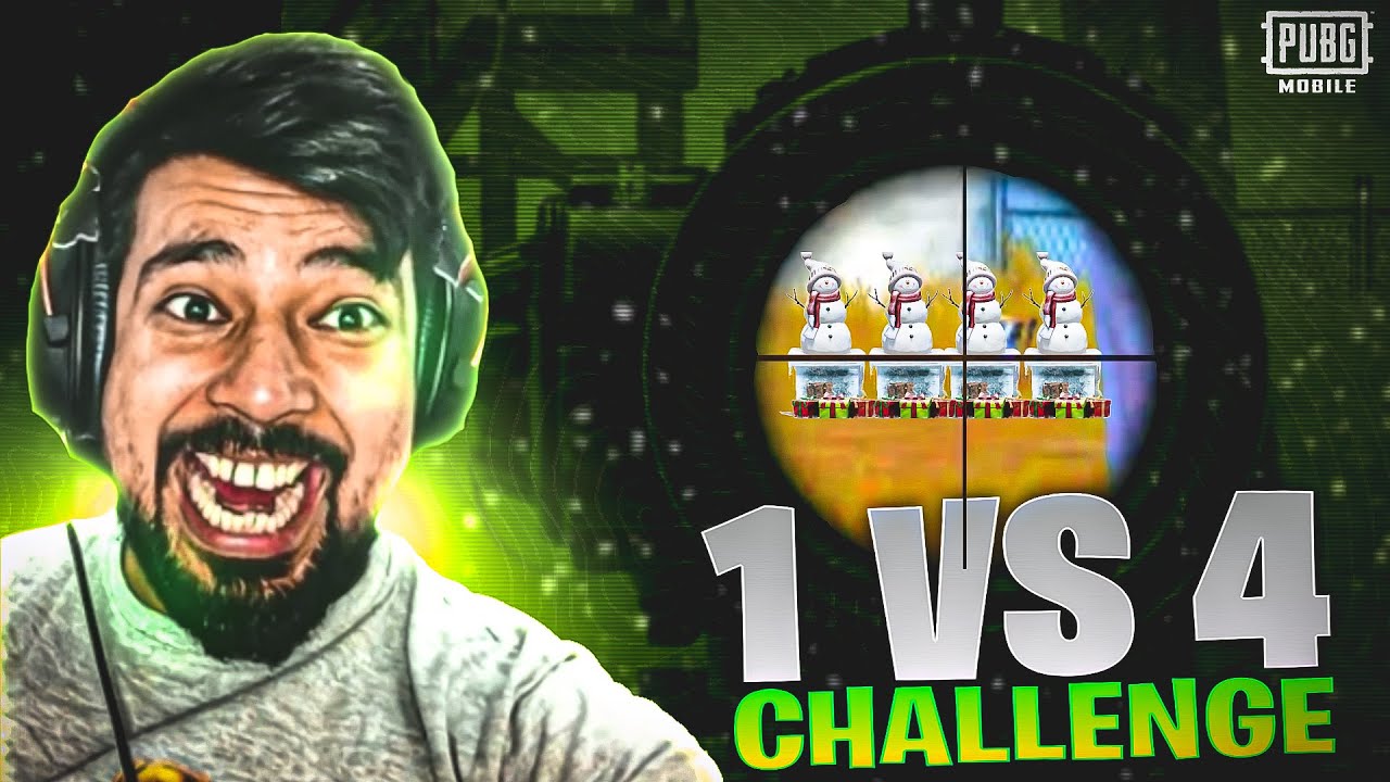1VS4 CLASSIC CHALLENGE 🔥 PUBG MOBILE