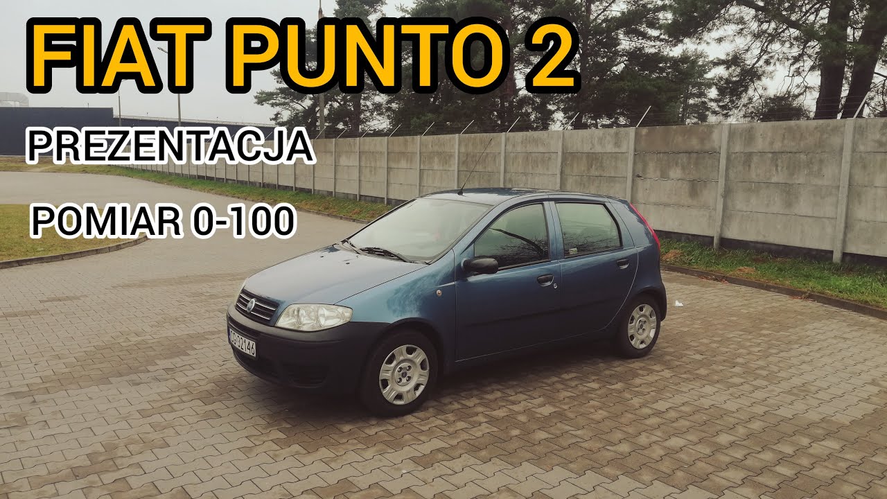 Fiat Punto 2 | 1.2 60 KM | Prezentacja. Pomiar 0-100