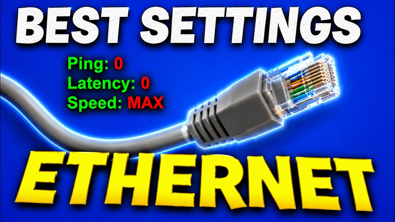 How to Optimize Ethernet for Gaming in 2026🚀| Reduce Ping, Packet Loss & Input Lag on ANY PC