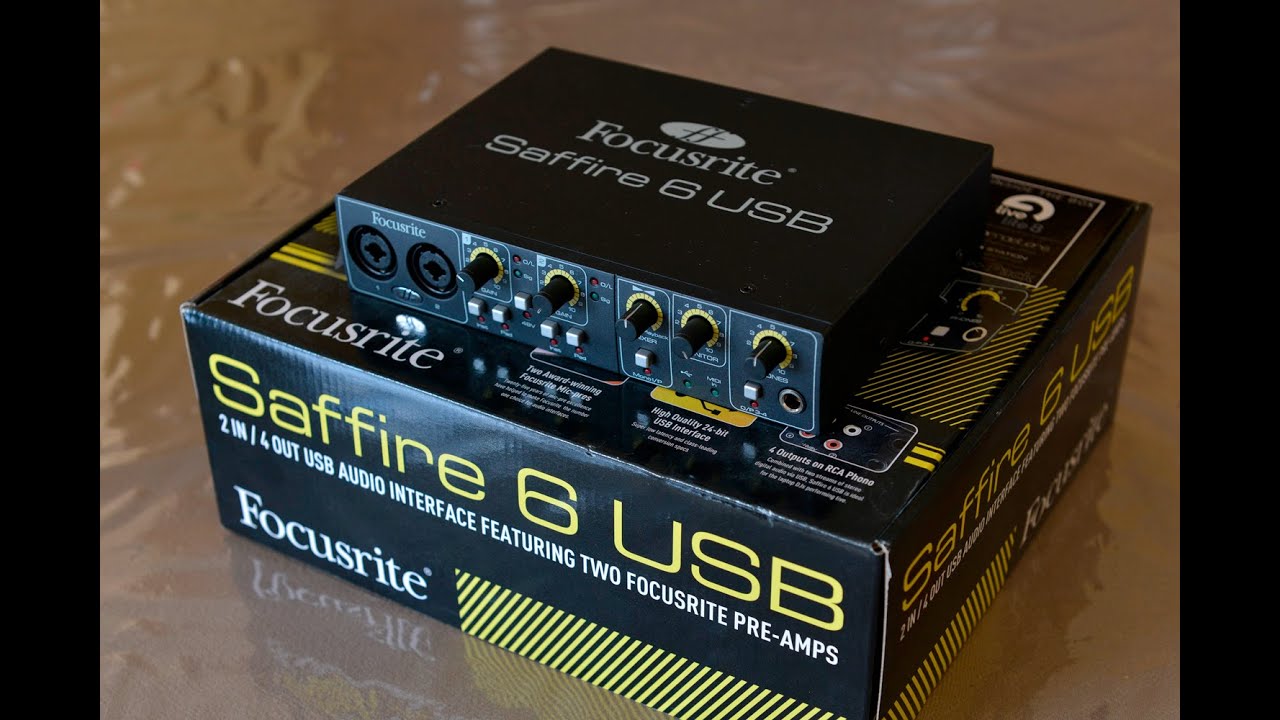 Unboxing Interface de Audio Usb FOCUSRITE SAFFIRE 6 USB   By FERNAN 2015
