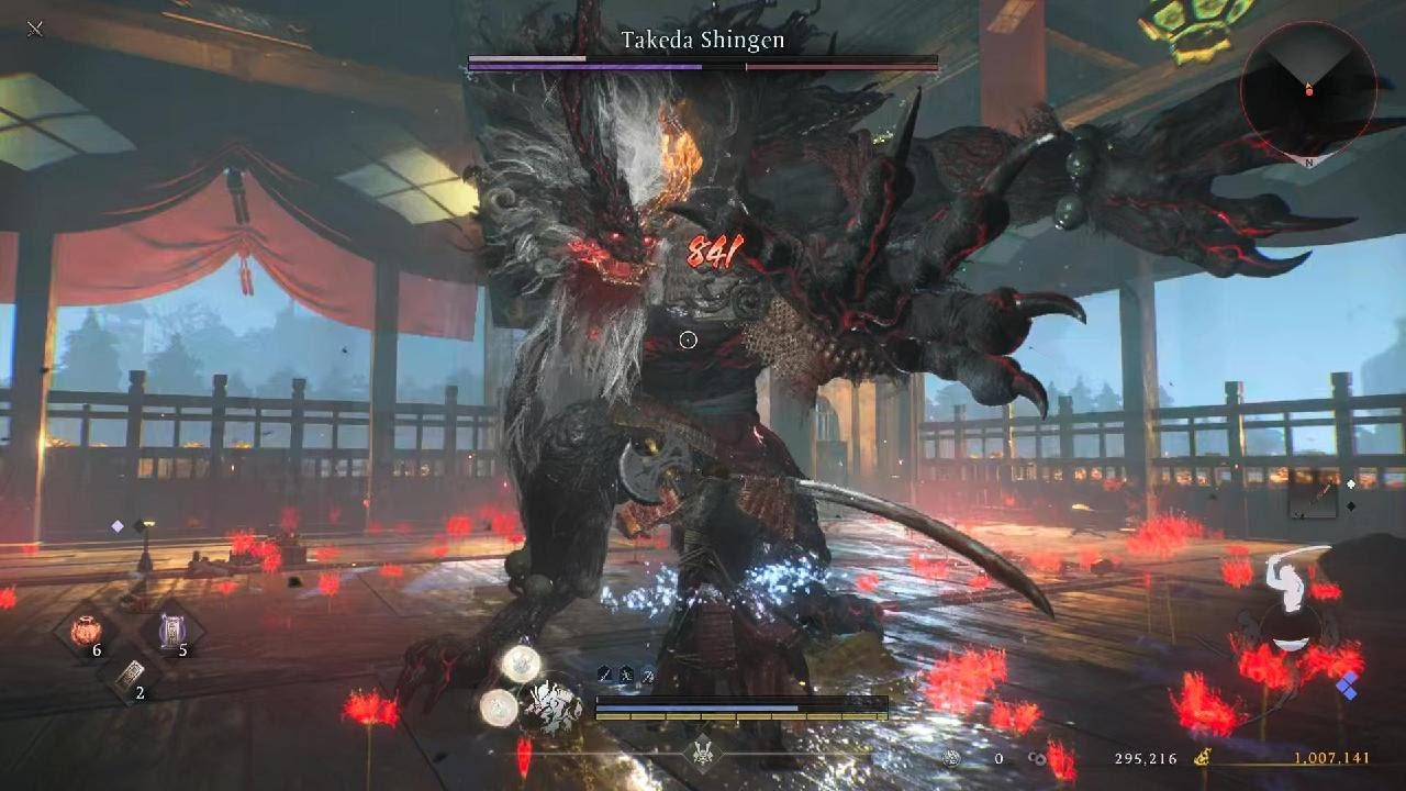Nioh 3: Takeda's Four Heavenly Kings (Odachi/Hatchets)