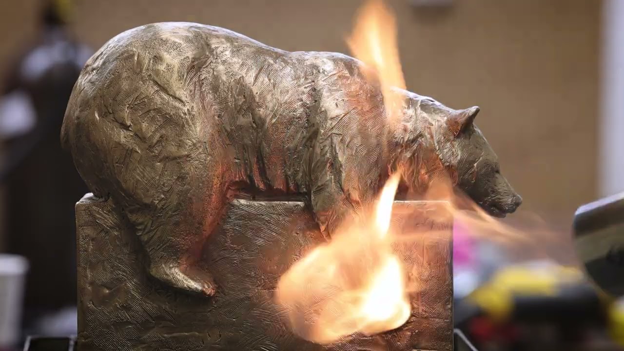 Refining the Bear — Chasing & Patina in Bronze