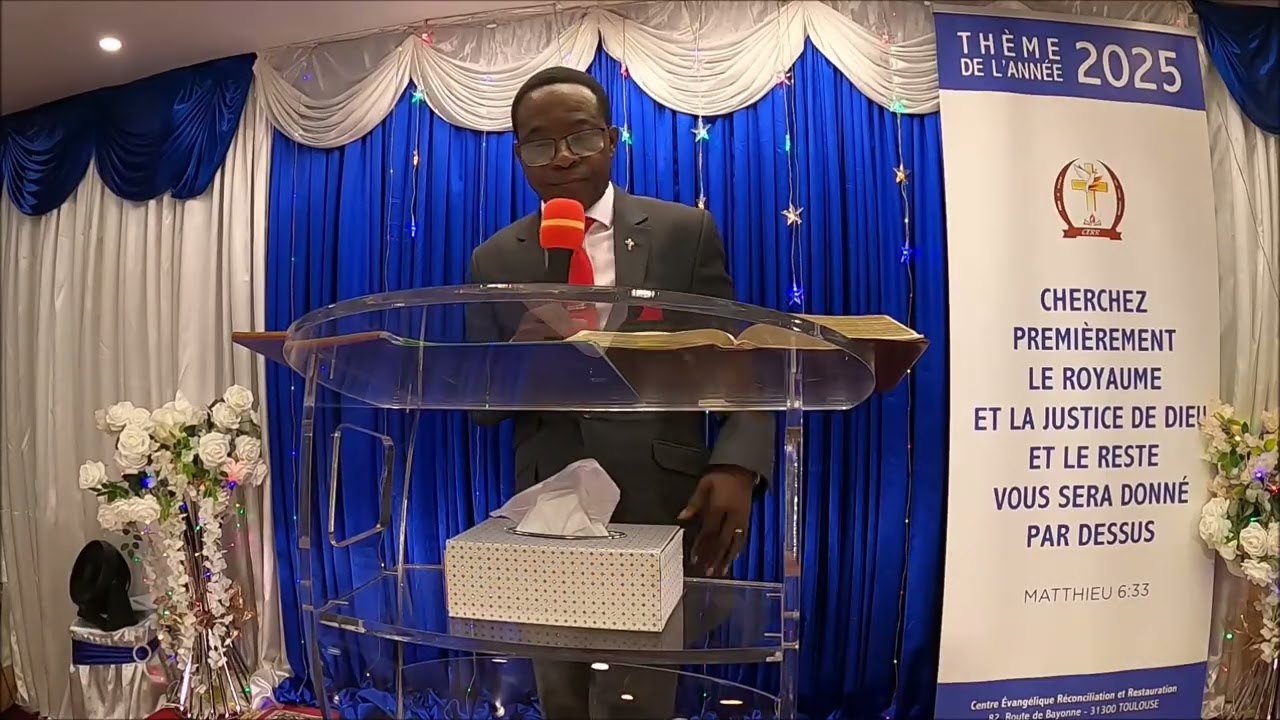 Thème: Nous sommes des pièces uniques dans les mains du SEIGNEUR. CERR-Pasteur Bill KALALA