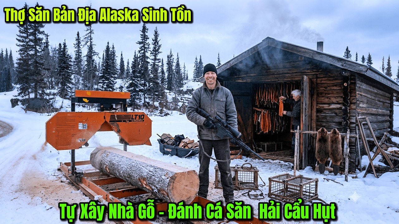 Thợ Săn Alaska - Thợ Săn Joel Tự Xẻ Gỗ - Săn Chim Sấm - Hải Mã Nhưng HỤT