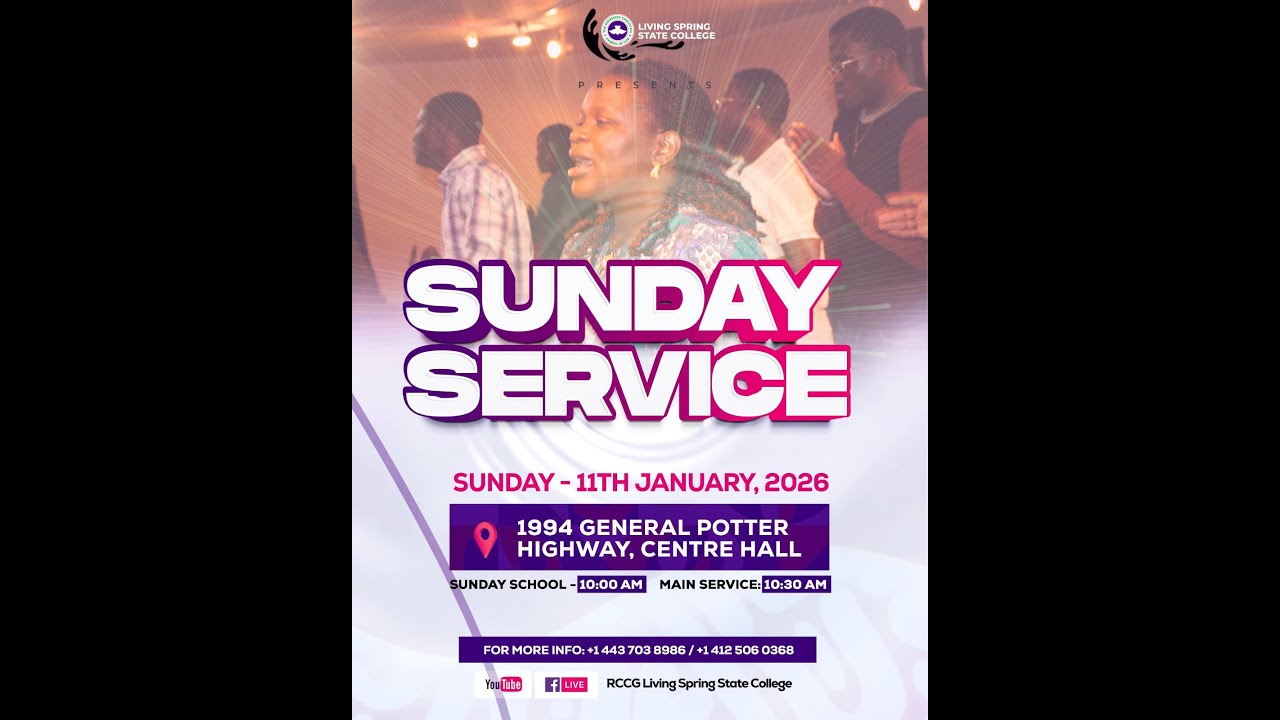 SUNDAY SERVICE || 11TH JANUARY, 2025