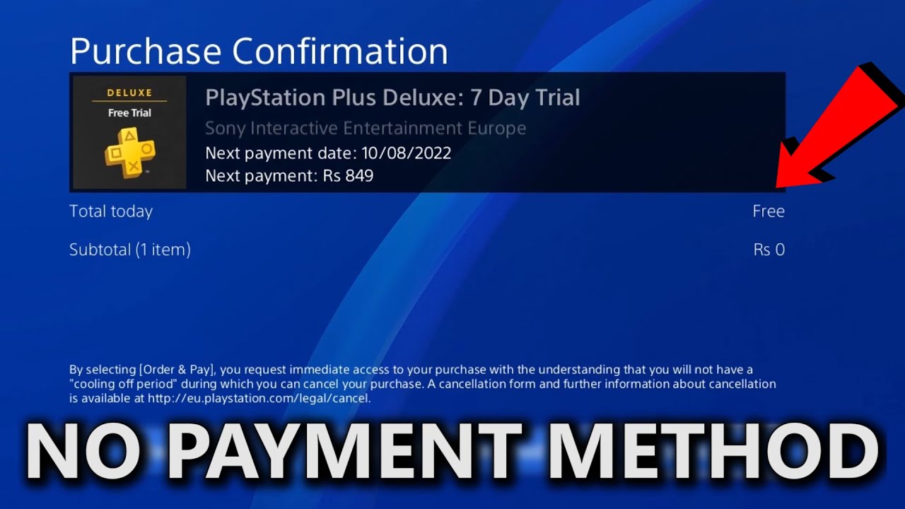 How to get free PS PLUS PREMIUM trial on PS4/PS5  (NO CREDIT CARD/PAYMENT METHOD)