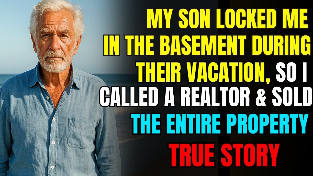 My SON Locked Me In The Basement During Their Vacation So I Called A Realtor & Sold The Property.