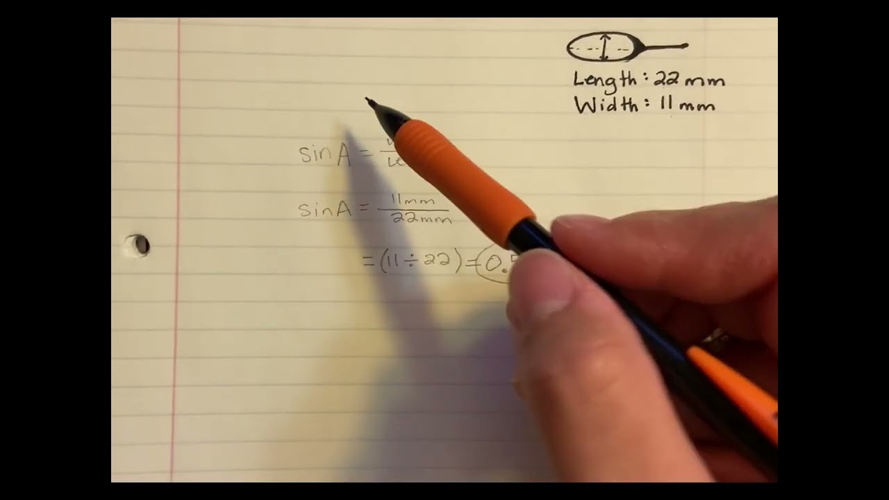 Blood Spatter Calculations - Angle of Impact