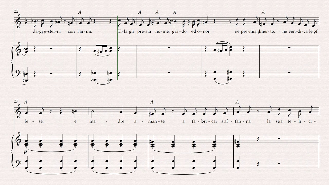 Vaccai - Practical Method - for Soprano, Tenor - 21 Lesson XIV - Il Recitativo