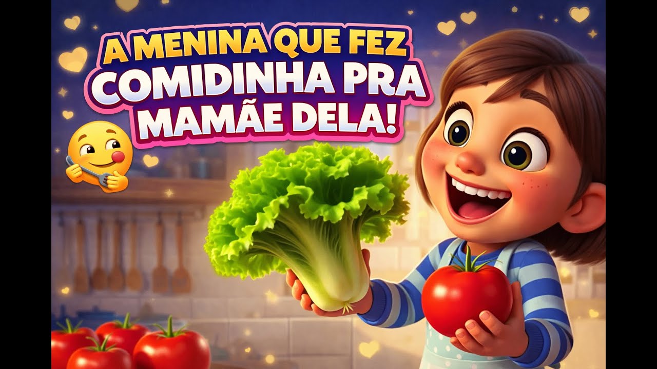 👧🍳 BRINCANDO DE COMIDINHA PRA MAMÃE 😍 | Desenho Infantil 3D