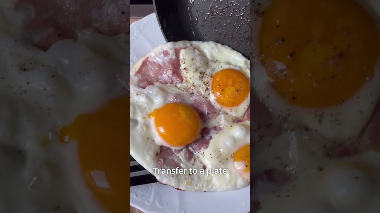 Czech Hemenex (ham and eggs) recipe