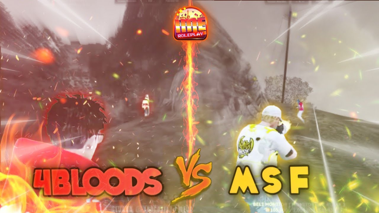 INISIASI 4BLOODS VS MSF!! 20 VS 20 BET $500.000?!! #imerp #imeroleplay 