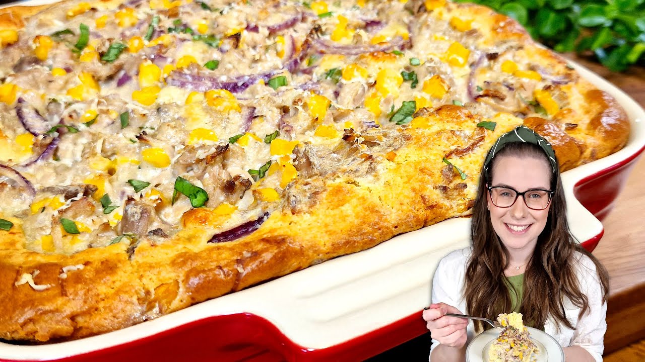 TORTA DE ATUM DE LIQUIDIFICADOR FÁCIL E RÁPIDA! fofinha e deliciosa