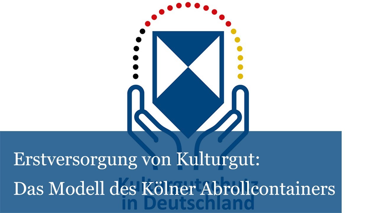 Die professionelle Erstversorgung von Kulturgut: Das Modell des K&ouml;lner Abrollcontainers
