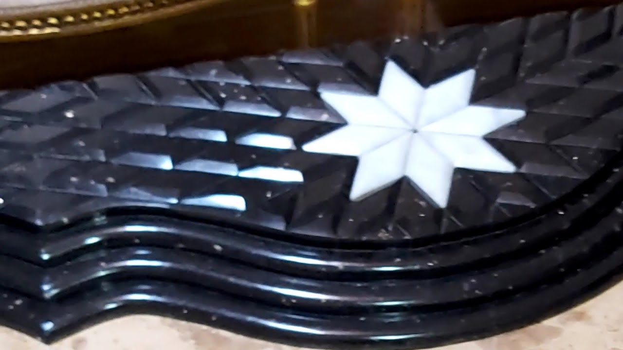 عتبة رخام تحفة فنية صلى على النبى